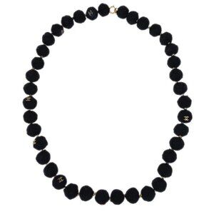 Chanel Necklace Black 176193